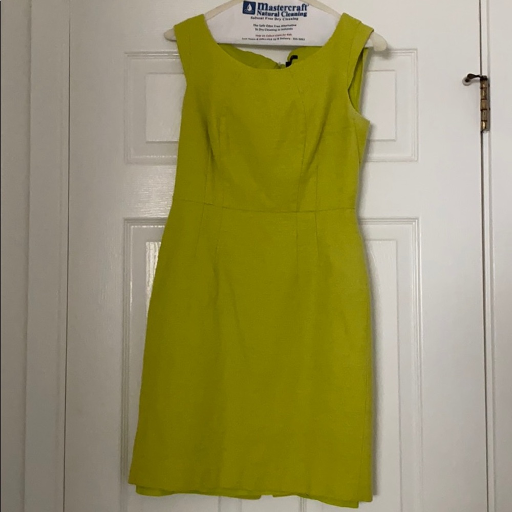 gorgeous ann taylor lime green dress